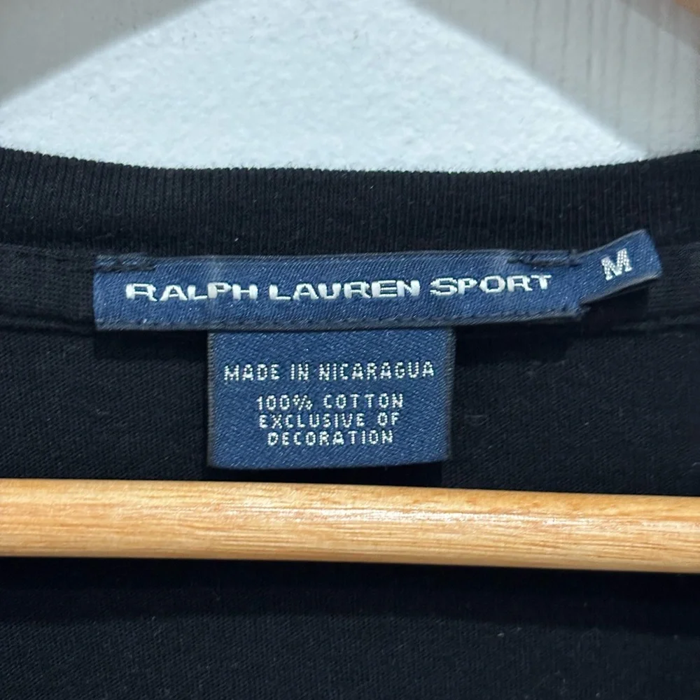 Ralph Lauren Sport Black Cotton Top Size:M - Picture 3 of 4